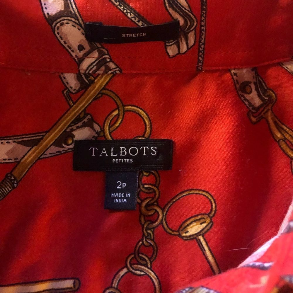 Talbots shirt size 2P - Picture 2 of 4